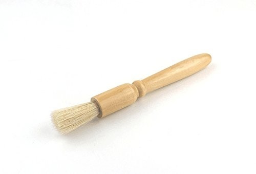 Coffee Grinder Cleaning Brush, Wood Handle & Natural Bristles
