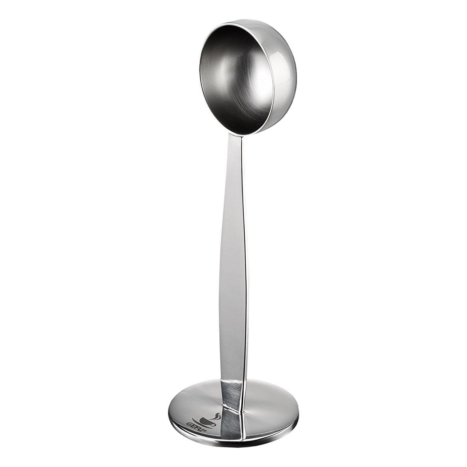 Gefu Stainless Steel Tamper w/ Coffee Scoop Measure - 5 cm