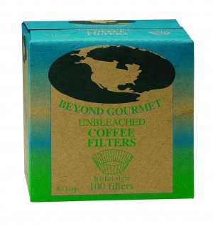 Beyond Gourmet Unbleached Basket Coffee Filters - 100 Count