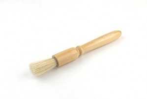Coffee Grinder Cleaning Brush, Wood Handle & Natural Bristles