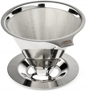 Cafellissimo Paperless Pour Over Coffee Maker - Stainless Steel