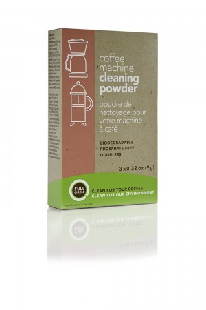 Full Circle Coffee Machine Cleaning Powder, 3 Single Use Packets