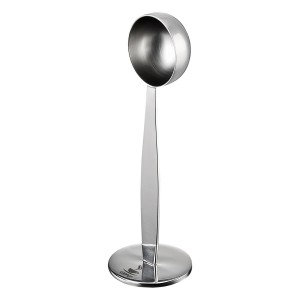 Gefu Stainless Steel Tamper w/ Coffee Scoop Measure - 5 cm