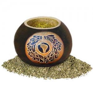 Organic Yerba Mate Gourd & Stainless Steel Bombilla Set
